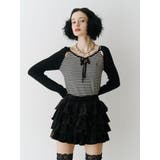 オープンショルダーレイヤードニット | jouetie | 詳細画像3 