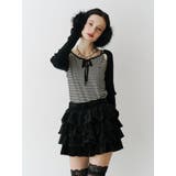 オープンショルダーレイヤードニット | jouetie | 詳細画像4 