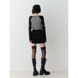 オープンショルダーレイヤードニット | jouetie | 詳細画像6 