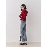 ラッフルフリルコサージュニット | jouetie | 詳細画像6 