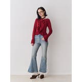 ラッフルフリルコサージュニット | jouetie | 詳細画像7 