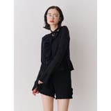 ラッフルフリルコサージュニット | jouetie | 詳細画像9 