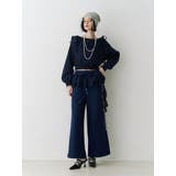 レースドッキングオフショルプルオーバー【セットアップ対応】 | jouetie | 詳細画像21 