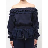 レースドッキングオフショルプルオーバー【セットアップ対応】 | jouetie | 詳細画像24 