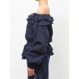 レースドッキングオフショルプルオーバー【セットアップ対応】 | jouetie | 詳細画像25 