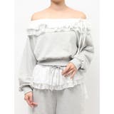 レースドッキングオフショルプルオーバー【セットアップ対応】 | jouetie | 詳細画像35 