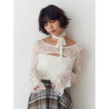 カットアウトレーストップス | jouetie | 詳細画像18 