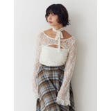 カットアウトレーストップス | jouetie | 詳細画像19 