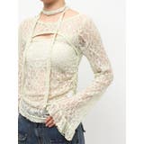 カットアウトレーストップス | jouetie | 詳細画像27 