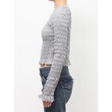 カットアウトシャーリングトップス | jouetie | 詳細画像4 