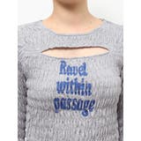 カットアウトシャーリングトップス | jouetie | 詳細画像6 