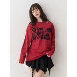 レッド | ダメージグランジロンT | jouetie