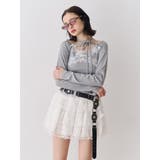 レースドッキングカットトップス | jouetie | 詳細画像5 