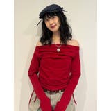 オフショルギャザーカットソー | jouetie | 詳細画像3 
