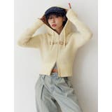 ビジューロゴジップコンパクトフーディ | jouetie | 詳細画像3 