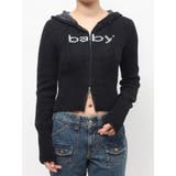 ビジューロゴジップコンパクトフーディ | jouetie | 詳細画像30 