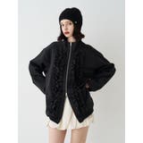 ブラック | フリルトラックジャケット【セットアップ対応】 | jouetie