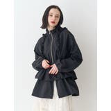 ブラック | フリルマウンテンブルゾン | jouetie