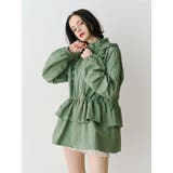 カーキ | フリルマウンテンブルゾン | jouetie