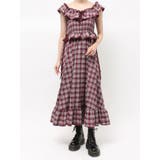 ノースリチェックフリルロングワンピース | jouetie | 詳細画像41 