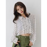 シアーフリルショートブラウス | jouetie | 詳細画像1 