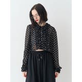 シアーフリルショートブラウス | jouetie | 詳細画像8 