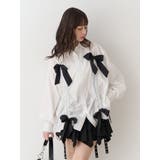 ギャザーリボンルーズシャツ | jouetie | 詳細画像1 