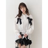 ギャザーリボンルーズシャツ | jouetie | 詳細画像11 