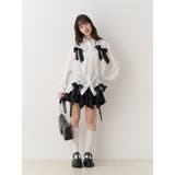 ギャザーリボンルーズシャツ | jouetie | 詳細画像12 