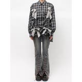 ギャザーリボンルーズシャツ | jouetie | 詳細画像30 