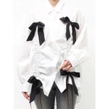 ギャザーリボンルーズシャツ | jouetie | 詳細画像34 