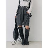 ブラック | カーゴカプリパンツ | jouetie