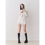 レースティアードミニスカート【セットアップ対応】 | jouetie | 詳細画像7 