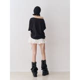 コットンレースアシメフレアミニスカート | jouetie | 詳細画像8 