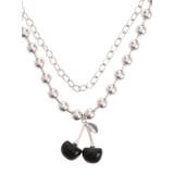 チェリーレイヤードネックレス | jouetie | 詳細画像3 