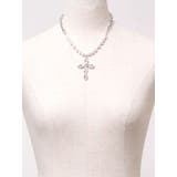 クロスモチーフパールネックレス | jouetie | 詳細画像6 