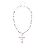 クロスモチーフパールネックレス | jouetie | 詳細画像7 