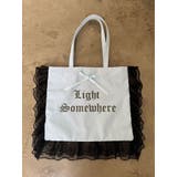 ロゴレースフリルトートバッグ | jouetie | 詳細画像12 