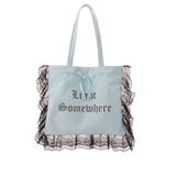 ロゴレースフリルトートバッグ | jouetie | 詳細画像17 