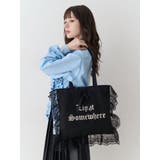 ロゴレースフリルトートバッグ | jouetie | 詳細画像5 