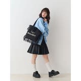 ロゴレースフリルトートバッグ | jouetie | 詳細画像8 