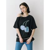 チェリーワンショルルーズTシャツ | jouetie | 詳細画像19 