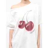 チェリーワンショルルーズTシャツ | jouetie | 詳細画像33 