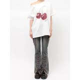 チェリーワンショルルーズTシャツ | jouetie | 詳細画像37 