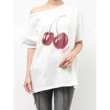 チェリーワンショルルーズTシャツ | jouetie | 詳細画像43 