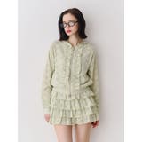 レースクロップドZIPフーディー【セットアップ対応】 | jouetie | 詳細画像12 