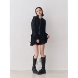 レースクロップドZIPフーディー【セットアップ対応】 | jouetie | 詳細画像20 