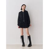 レースクロップドZIPフーディー【セットアップ対応】 | jouetie | 詳細画像21 