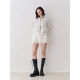 レースクロップドZIPフーディー【セットアップ対応】 | jouetie | 詳細画像6 