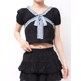 レースドッキングパフスリトップス | jouetie | 詳細画像47 